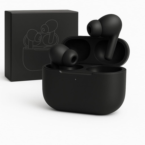 Image of Pinal Creation Wireless Earbuds Bluetooth 5.1 TWS Earphones Full Touch Control Headphones Built-in Microphone Immersive Sound Quality Ensure Fast Stable &amp; Connection Smart LED Headset Sports Bud (Black)