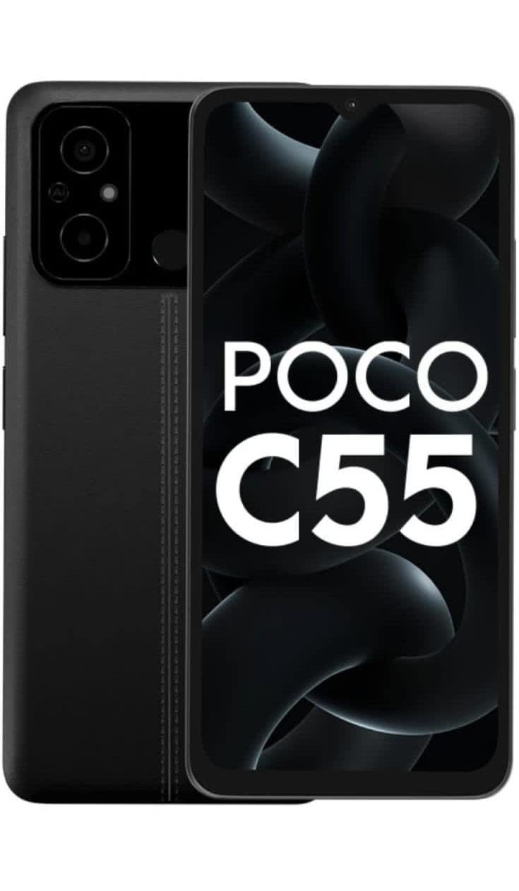POCO C55 Power Black 6GB RAM 128GB Storage