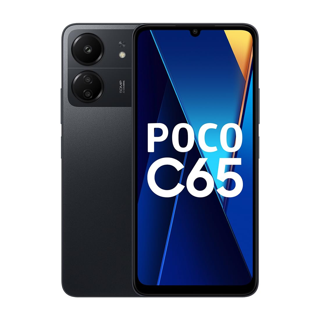 POCO C65 Matte Black 4GB RAM 128GB Storage