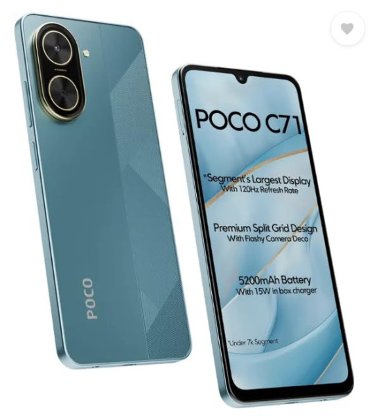 Image of POCO C71, Cool Blue (6GB, 128GB)
