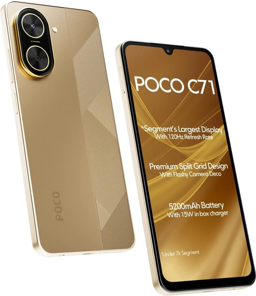 POCO C71 Desert Gold 6GB 128GB