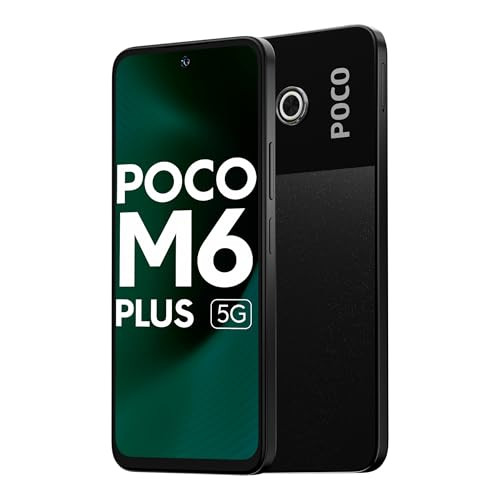 POCO M6 Plus 5G Graphite Black 6GB RAM 128GB ROM