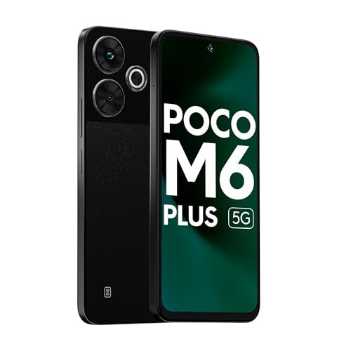 POCO M6 Plus 5G Graphite Black 6GB RAM 128GB ROM