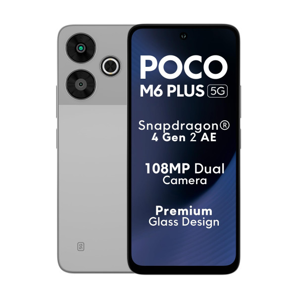 Image of POCO M6 Plus 5G Ice Silver 6GB RAM 128GB ROM