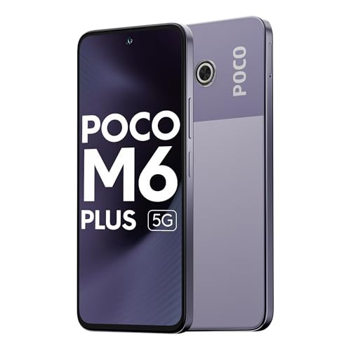 POCO M6 Plus 5G Misty Lavender 6GB RAM 128GB ROM