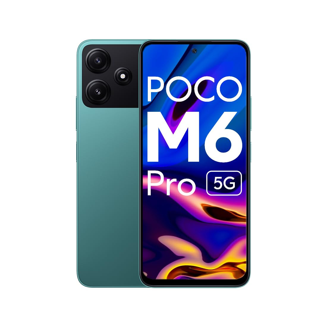 POCO M6 Pro 5G Forest Green 6GB RAM 128GB Storage Snapdragon 4 Gen 2 679 Large Screen with 90Hz Refresh Rate 50 MP Dual AI Camera