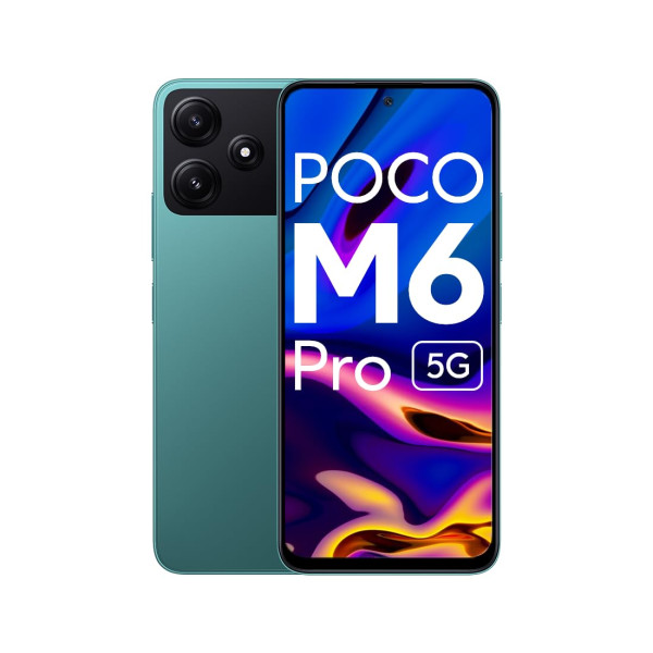 Image of POCO M6 Pro 5G (Forest Green, 6GB RAM, 128GB Storage) | Snapdragon 4 Gen 2 | 6.79" Large Screen with 90Hz Refresh Rate | 50 MP Dual AI Camera
