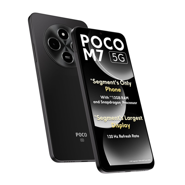 Image of POCO M7 5G, Satin Black (6GB, 128GB)
