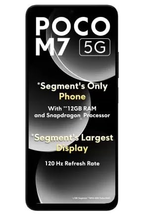 POCO M7 5G Satin Black 6GB 128GB