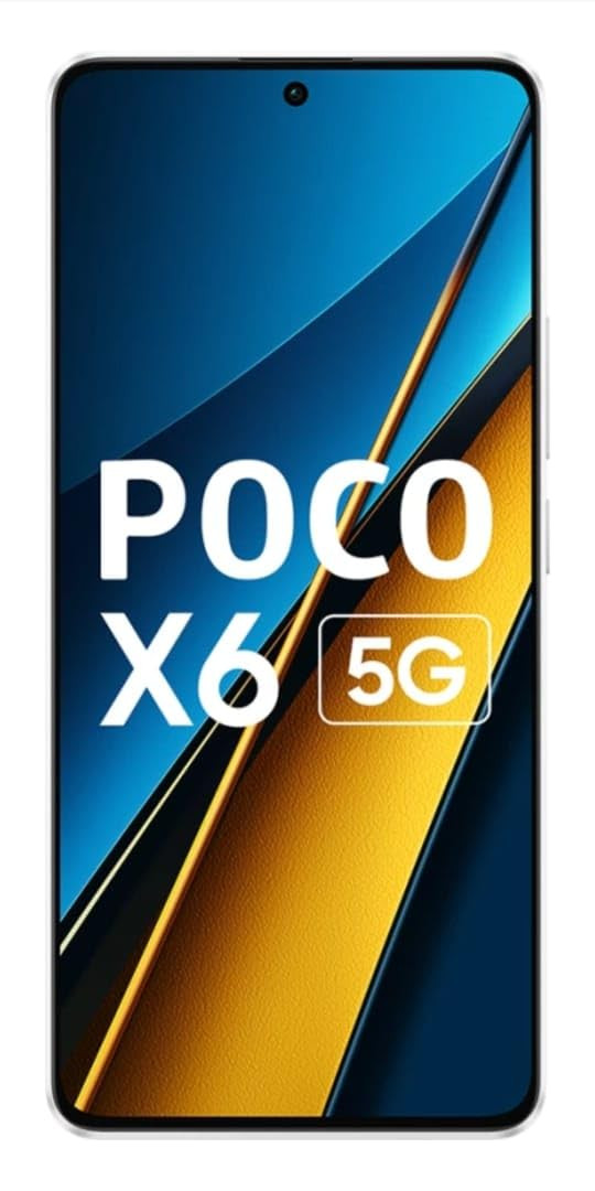 POCO X6 5G Snowstorm White 8 GB RAM 256 GB Storage