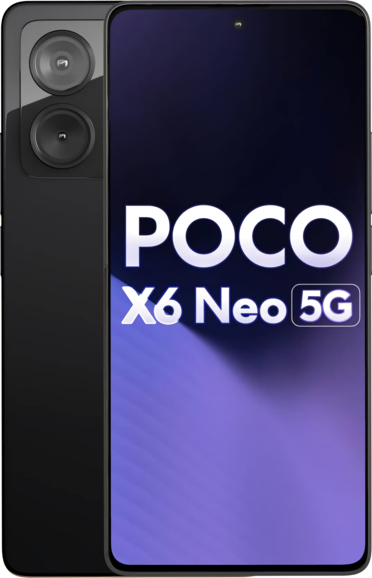 POCO X6 Neo 5G Astral Black 8GB RAM 128GB Storage Dimensity 6080 Processor 5000 mAh Battery 33W Fast Charging 108MP 2MP Rear Camera 16MP Front Camera