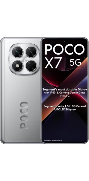 Image of POCO X7 5G Cosmic Silver 8GB RAM 128GB ROM