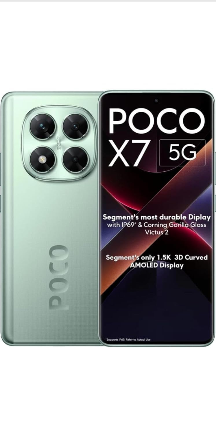 POCO X7 5G Glacier Green 256 GB 8 GB RAM