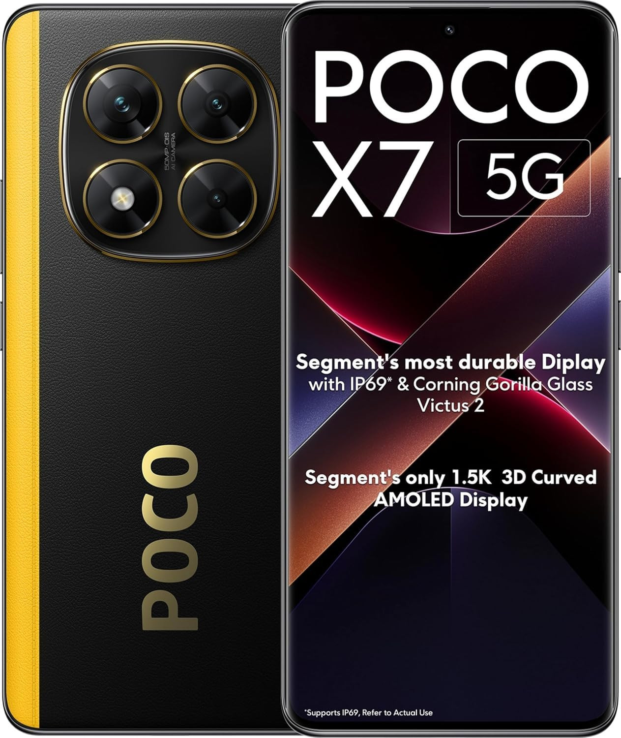 POCO X7 5G Yellow 256 GB 8 GB RAM