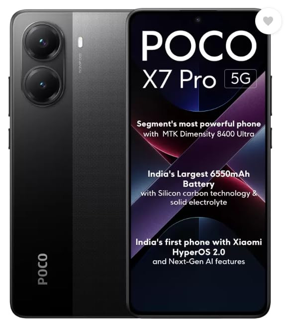 POCO X7 Pro 5G Obsidian Black 12GB 256GB