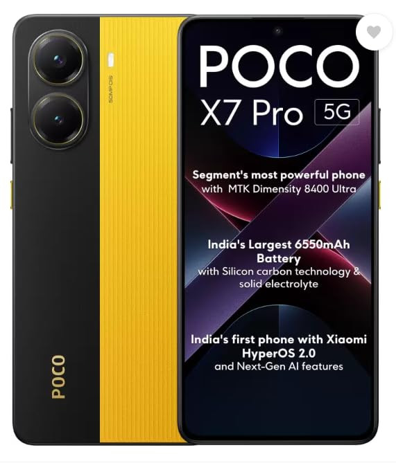 POCO X7 Pro 5G Yellow 12GB 256GB
