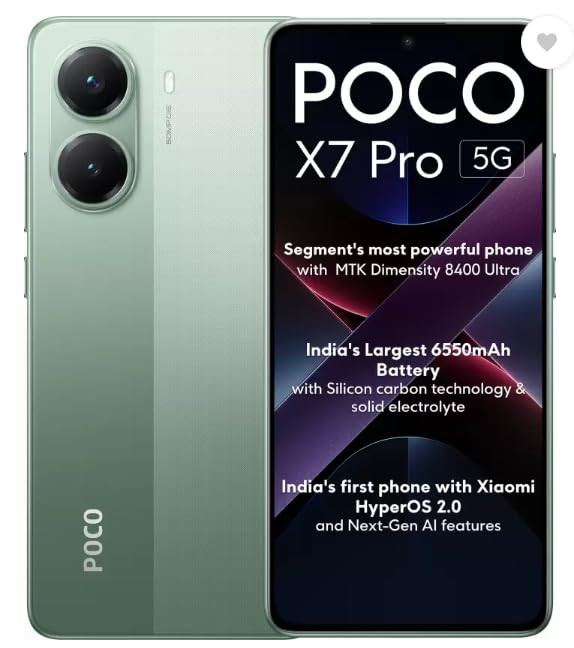 POCO X7 Pro Nebula Green 12GB 256GB