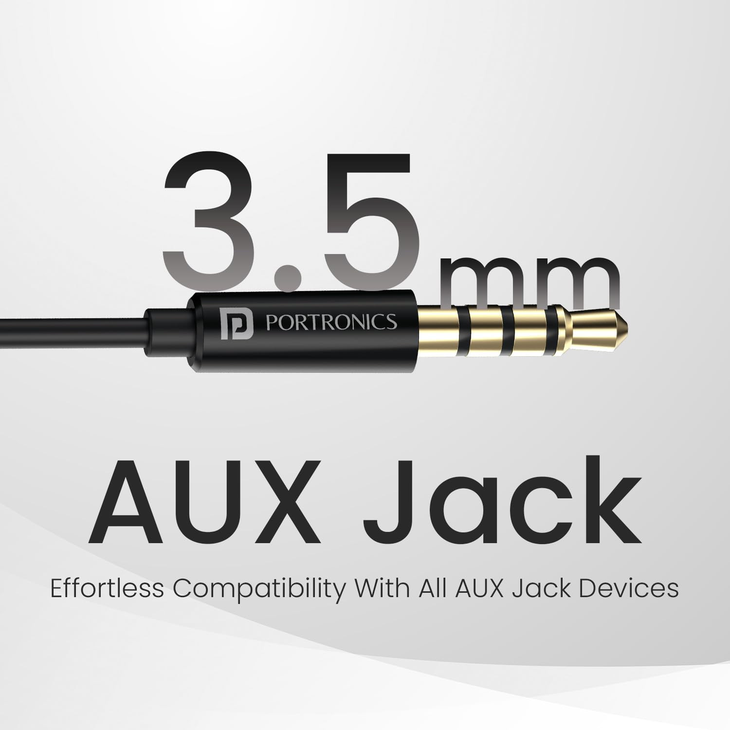 Portronics Conch Theta A in Ear 35mm Wired Earphones with In Line HD Mic Powerful Audio 142mm Dynamic Driver Unique Earbuds Design TPE Anti Tangle WireIn line ControlsWide CompatibilityBlack