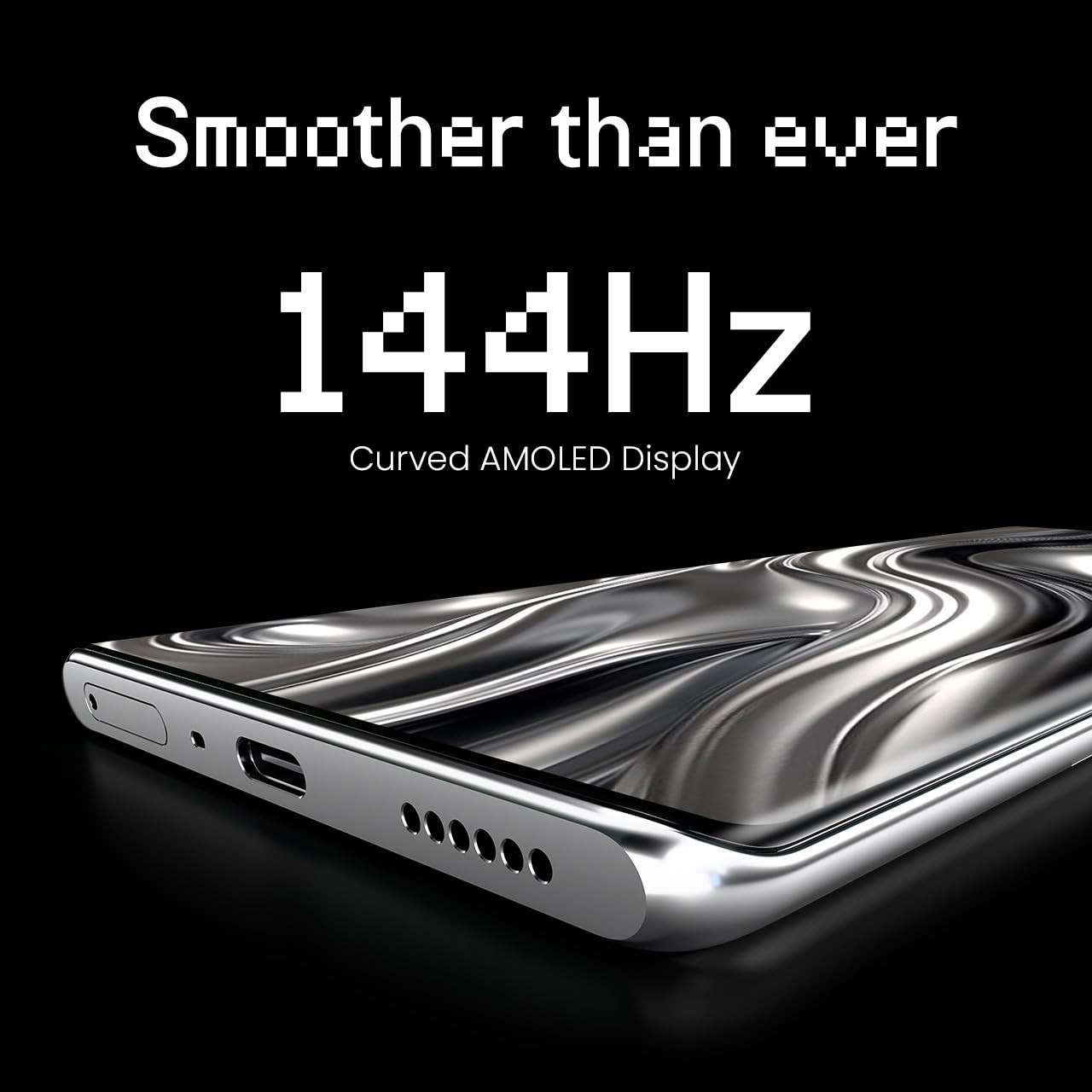 POVA Curve 5G Magic Silver 8GB128GB 144Hz Curve AMOLED Slimmest 745mm Curve with 5500mAh Battery Segments 1st AI with Indian Languages Best AI Call Assistant 64MP IMX682 Rear Camera