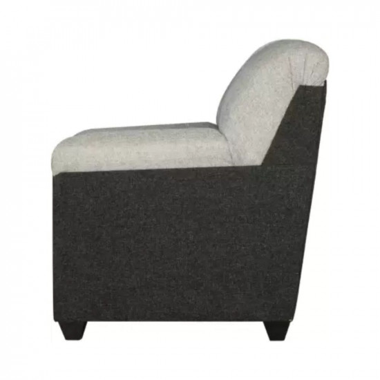 PPI Fusion Furniture Factory 105 Fabric 5 Seater Sofa Finish Color - Dark and light grey DIYDo-It-Yourself