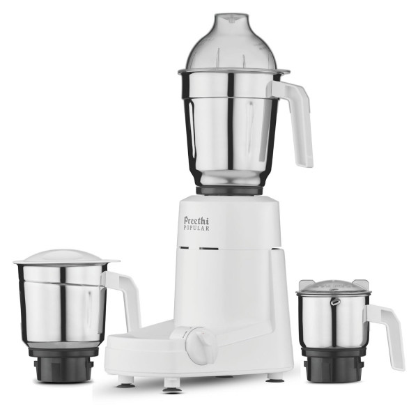 Image of Preethi Popular MG 142 750-Watt Mixer Grinder with 3 Jars (White)