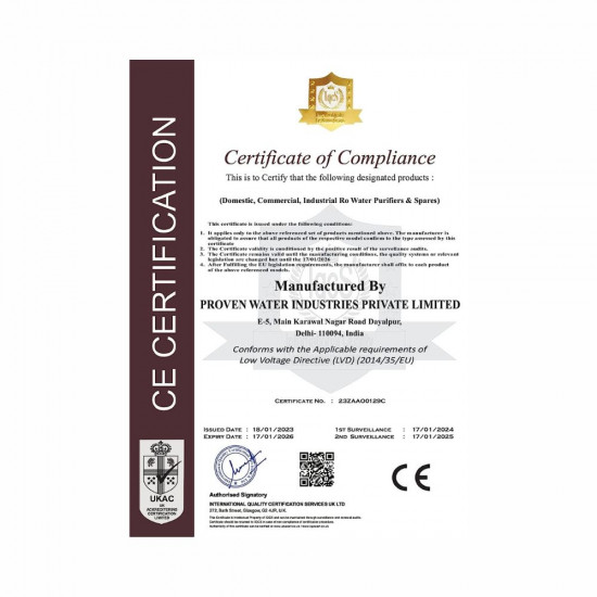 Proven Zinc Copper Alkaline Hydrogen RO Water Purifier