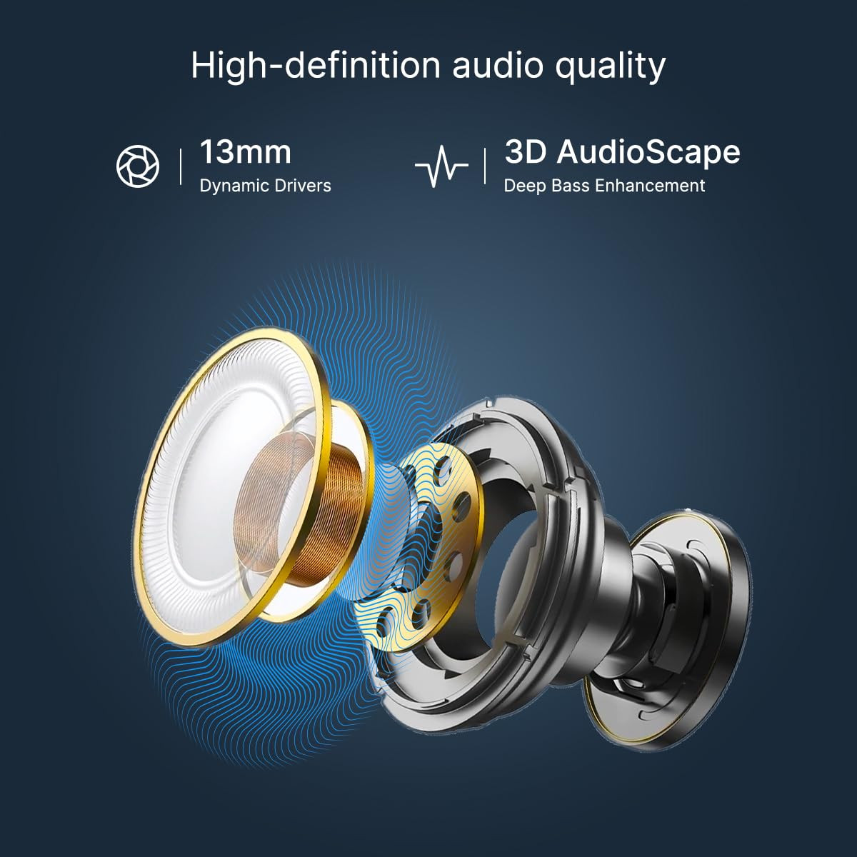 pTron Bassbuds Duo Pro TWS in Ear Earbuds with 3D AudioscapeTrutalk Ai-Enc CallsThunder Bass38H Playtime50Ms Low Latency MovieMusic ModesBt 53Ultra Hd MicFast Type-C ChargingIpx5Green