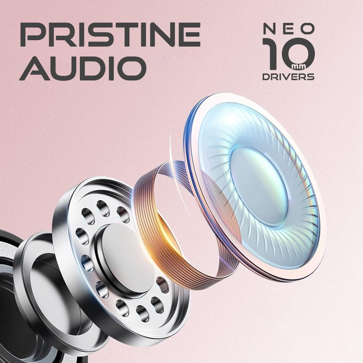 pTron Boom Play in Ear Type C Wired Headphones with Mic 10Mm Drivers for Immersive Audio 12M Fish Scale Style Tangle-Free Cable in-Line Controls Metal Buds Snug-Fit Wide Compatibility Black