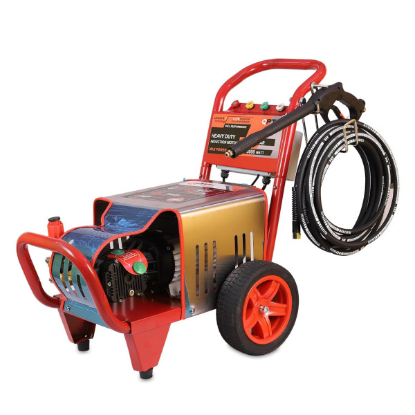 Image of QPT by STARQ QT2200HPW Commercial HIGH Pressure Washer 4HP Single Phase 3000WATT 220BAR Pressure for CAR,Bike, Truck Washing