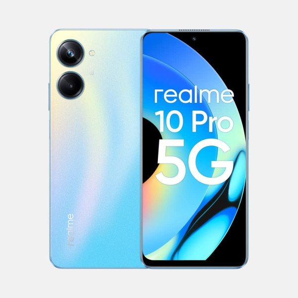 Image of realme 10 Pro 5G (Nebula Blue, 128 GB) (6 GB RAM)