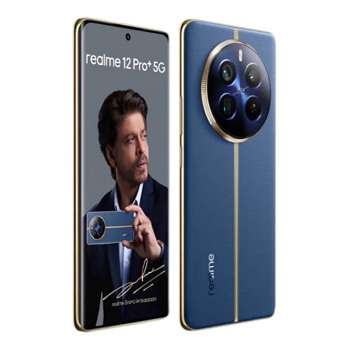 realme 12 Pro 5G Submarine Blue 8GB RAM 256GB Storage 67 120Hz Curved AMOLED Display 64MP Periscope 50MP Sony IMX 890 OIS Camera 8MP 32MP Selfie Camera 67W Super VOOC Charge