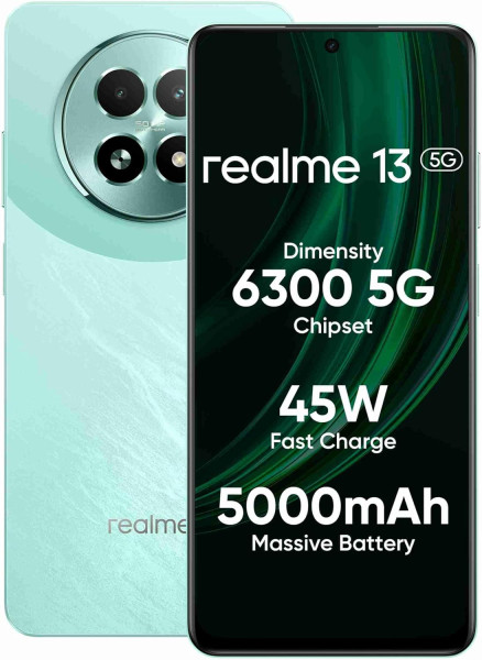 Image of realme 13 5G (Speed Green, 8GB RAM, 128GB Storage) Karmalife
