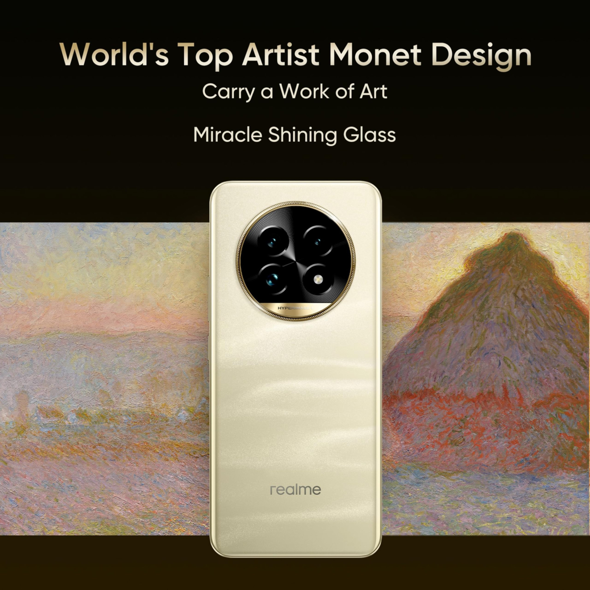 realme 13 Pro 5G Monet Gold 12GB RAM 256GB Storage Upto 24GB Dynamic RAM Snapdragon 7s Gen 2 Processor 67 Curved Display 50MP8MP50MP 32MP Front Cam AI Ultra Clarity 80W SUPERVOOC