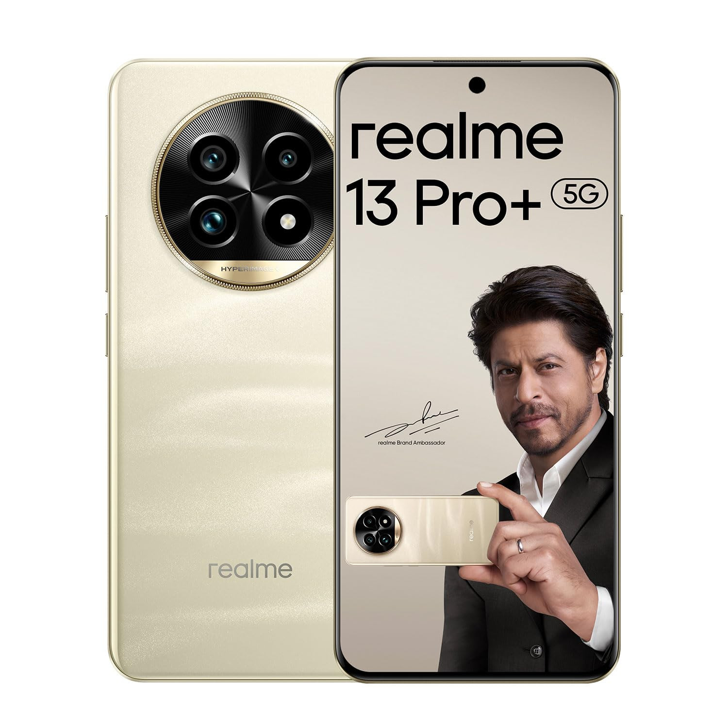 realme 13 Pro 5G Smartphone 8256GB Gold667inch Screen120HZ Curved Vision Display80W SUPERVOOC Charge82MP CameraQualcomm Snapdragon 7s Gen2IP65