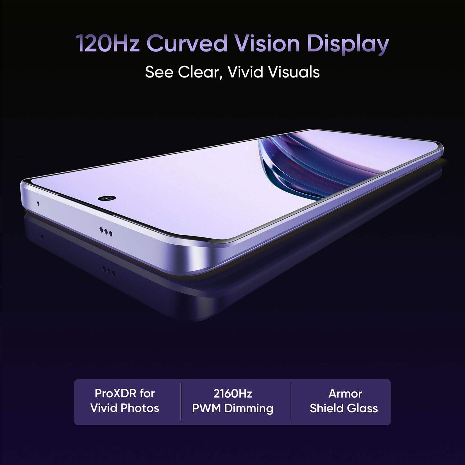 realme 13 Pro 5G Smartphone 8256GB Purple667inch Screen120HZ Curved Vision Display80W SUPERVOOC Charge82MP CameraQualcomm Snapdragon 7s Gen2IP65