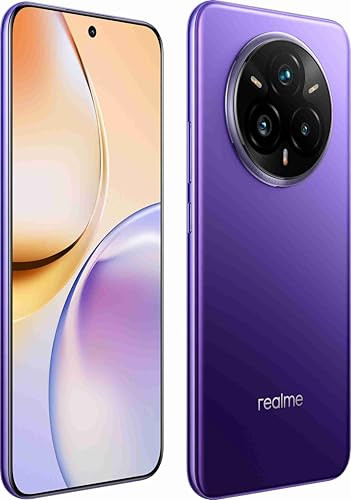realme 14 Pro 5G Bikaner Purple 8GB RAM 256GB Storage 683 Curved AMOLED Display 50MP Sony IMX896 OIS 50MP Periscope Rear Cam 6000mAh Battery Snapdragon 7s Gen 3 Processor 80W SUPERVOOC