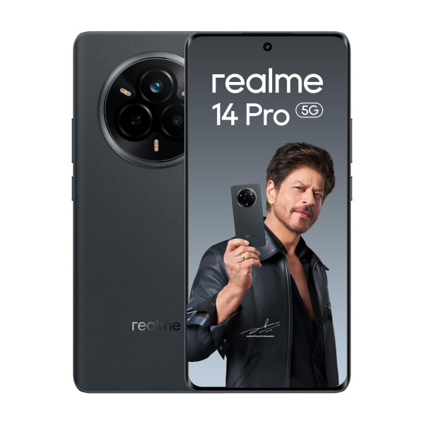 Image of realme 14 Pro 5G Smartphone 8+256GB, 6.77-inch Curved Screen, 120Hz Display, 45W SuperVOOC, 6000mAh Battery, 50MP Camera, Dimensity 7300 Energy, IP69