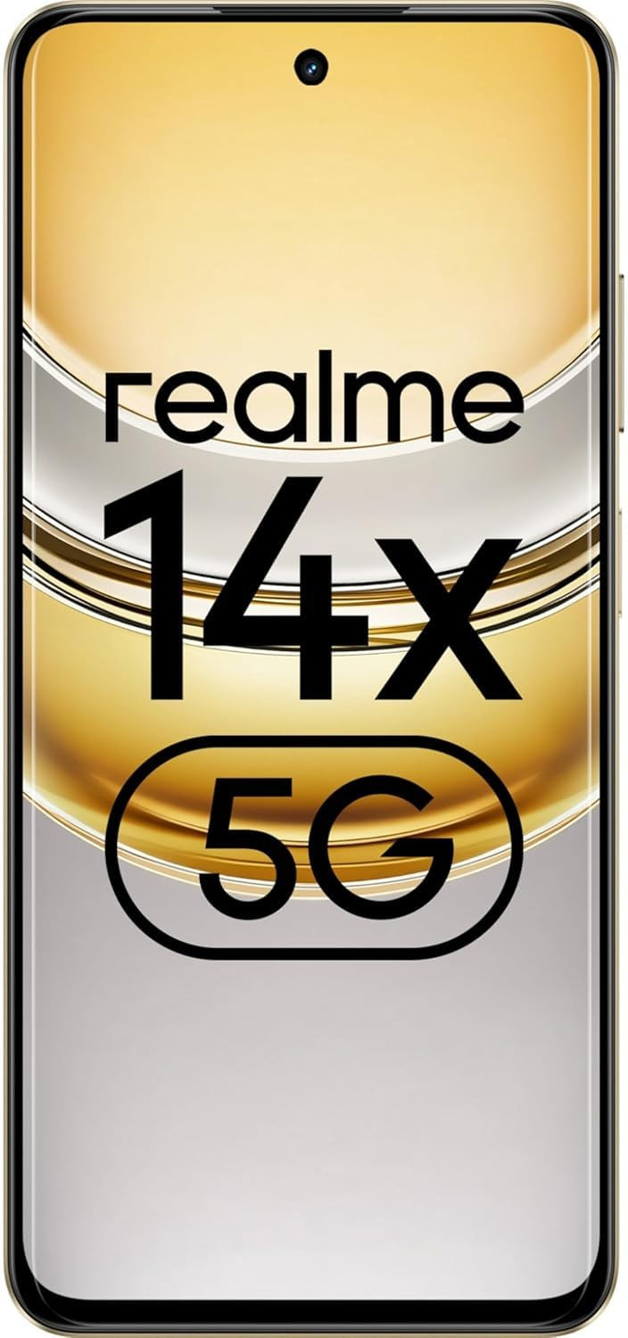 realme 14x 5G Golden Glow 8GB RAM 128GB Storage