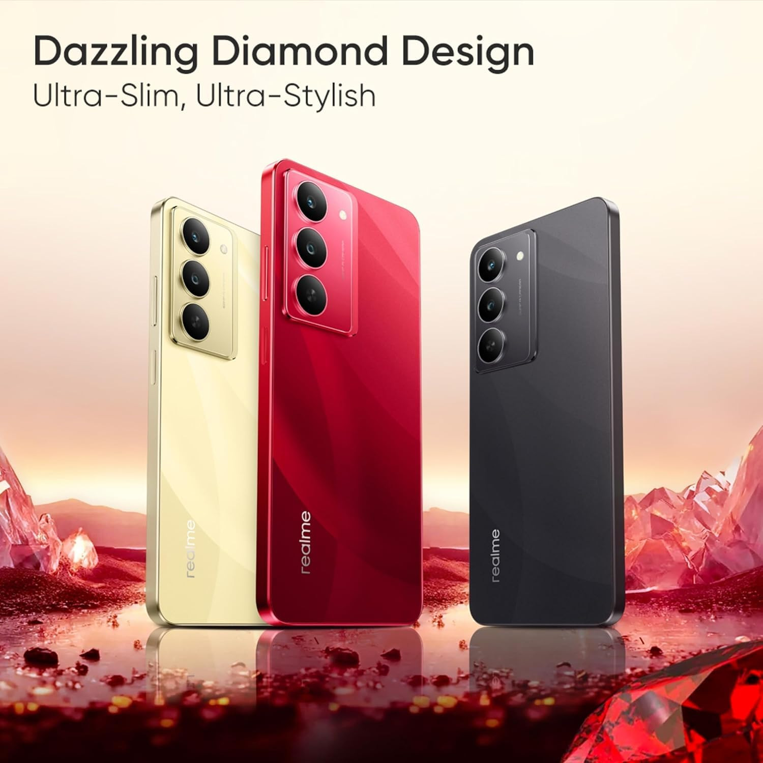 realme 14x 5G Golden Glow 8GB RAM 128GB Storage