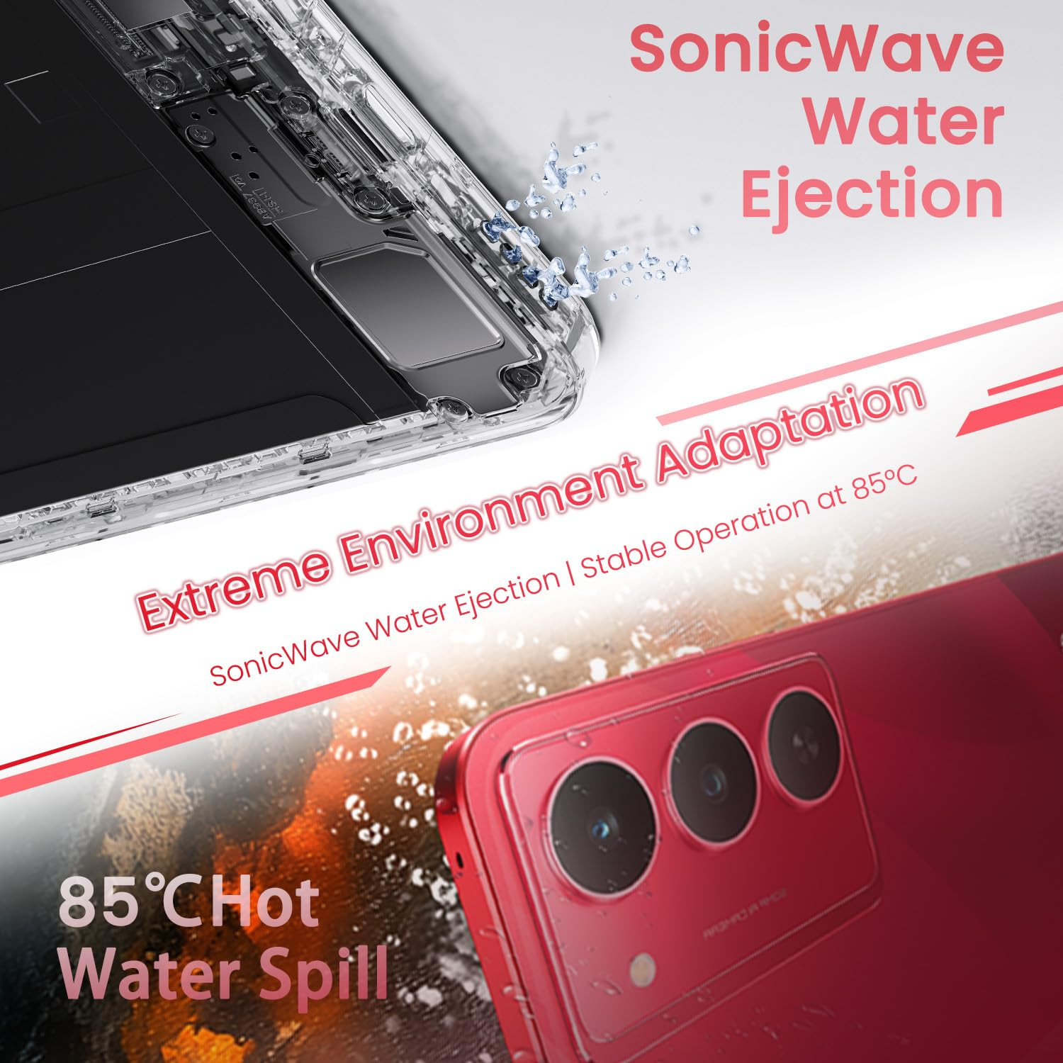 realme 14x 5G Smartphone 6128GB 667-inch Screen 120Hz Display 6000mAh Battery 80MP MediaTek Dimensity 6300 ArmorShell Protection IP69