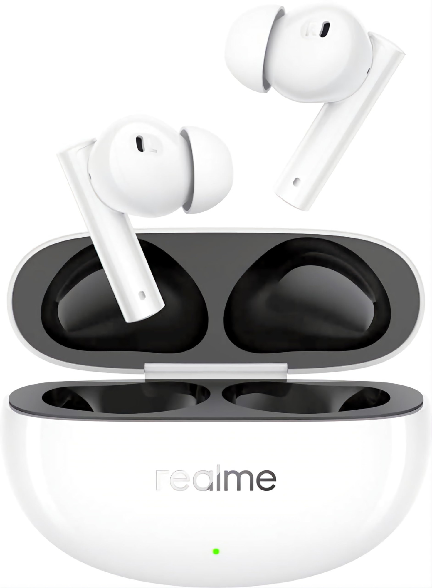 realme Buds Air 5 Truly Wireless in Ear Earbuds with 50dB ANC 124mm Mega Titanized Dynamic Bass Driver Upto 38Hrs Battery with Fast Charging 45ms Ultra-Low Latency for Gaming Arctic White