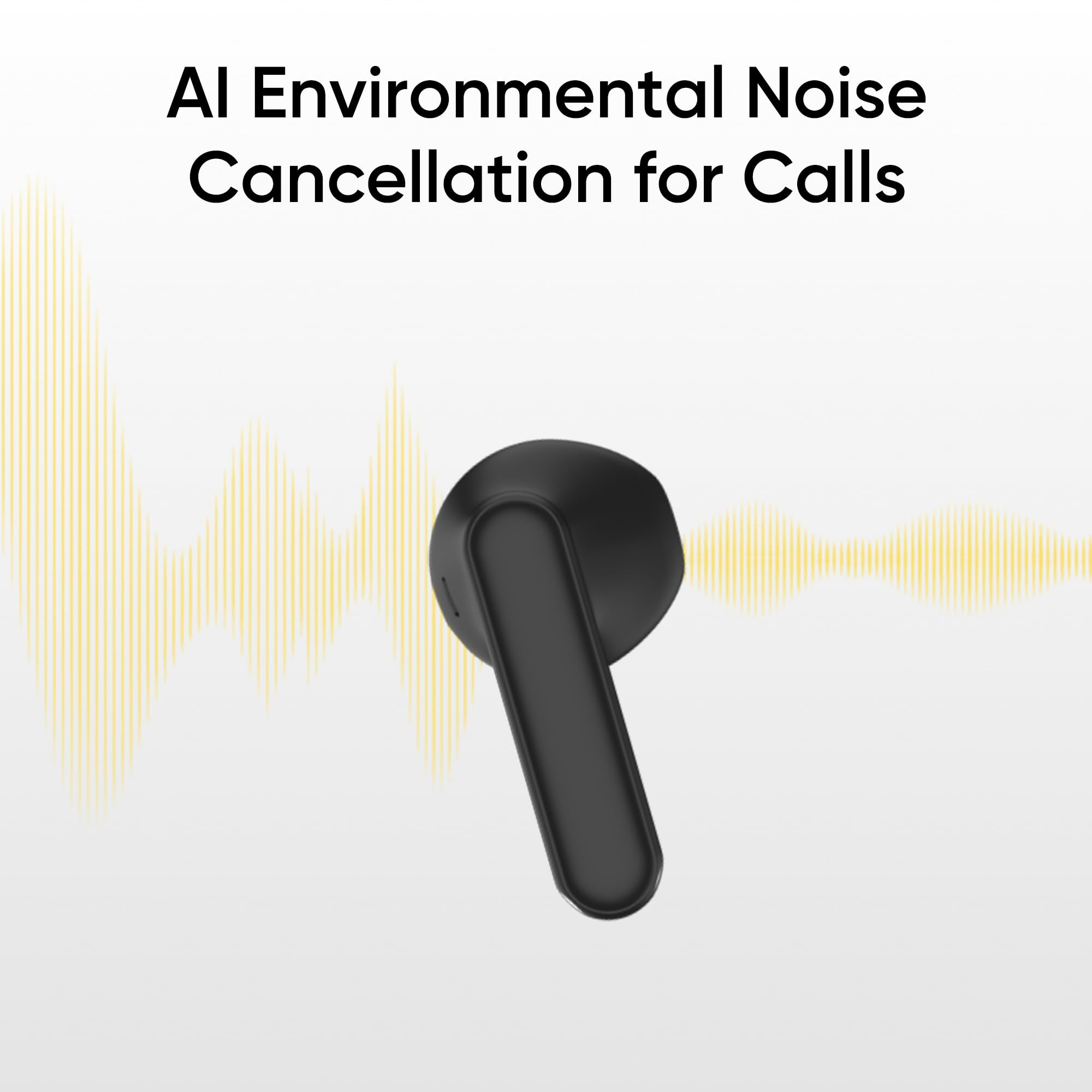 realme Buds T01 Truly Wireless in Ear Earbuds with AI ENC for Calls 13mm Dynamic Driver Upto 28Hrs Battery88mm LatencyBluetooth V54 Google Fast Pair Black