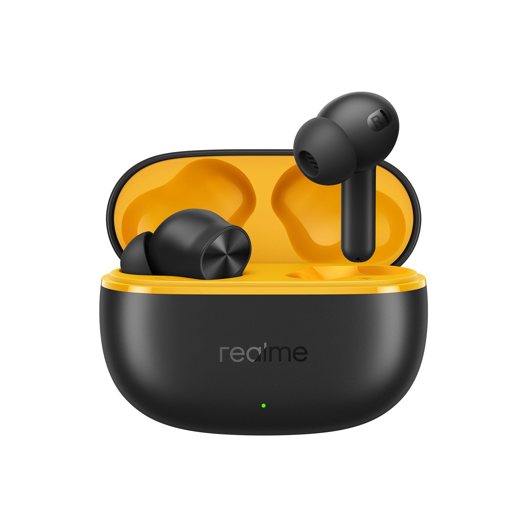 realme Buds T200 Lite Bluetooth in Ear Earbuds4 Mic AI ENC for Calls48 Hours Total Playback with Fast Charging and Low Latency Gaming TWSGoogle Fast Pair with mic Volt Black