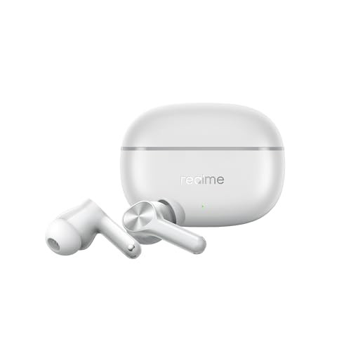 realme Buds T200 Lite Bluetooth in Ear Earbuds4 Mic AI ENC for Calls48 Hours Total Playback with Fast Charging and Ultra Low Latency Gaming TWSGoogle Fast Pairwith mic Storm Grey