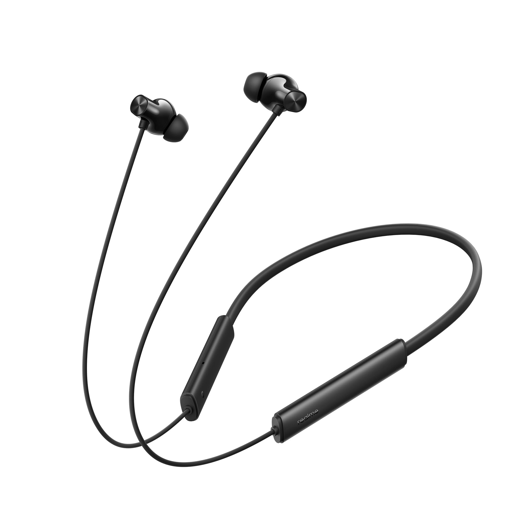 realme Buds Wireless 3 Neo in Ear Bluetooth Neckband with 134 Mm Dynamic Bass Boost DriverUpto 32 Hours PlaybackFast ChargeAi Enc45Ms Low LatencyIp55 DustWater ResistanntBluetooth V 54 Black