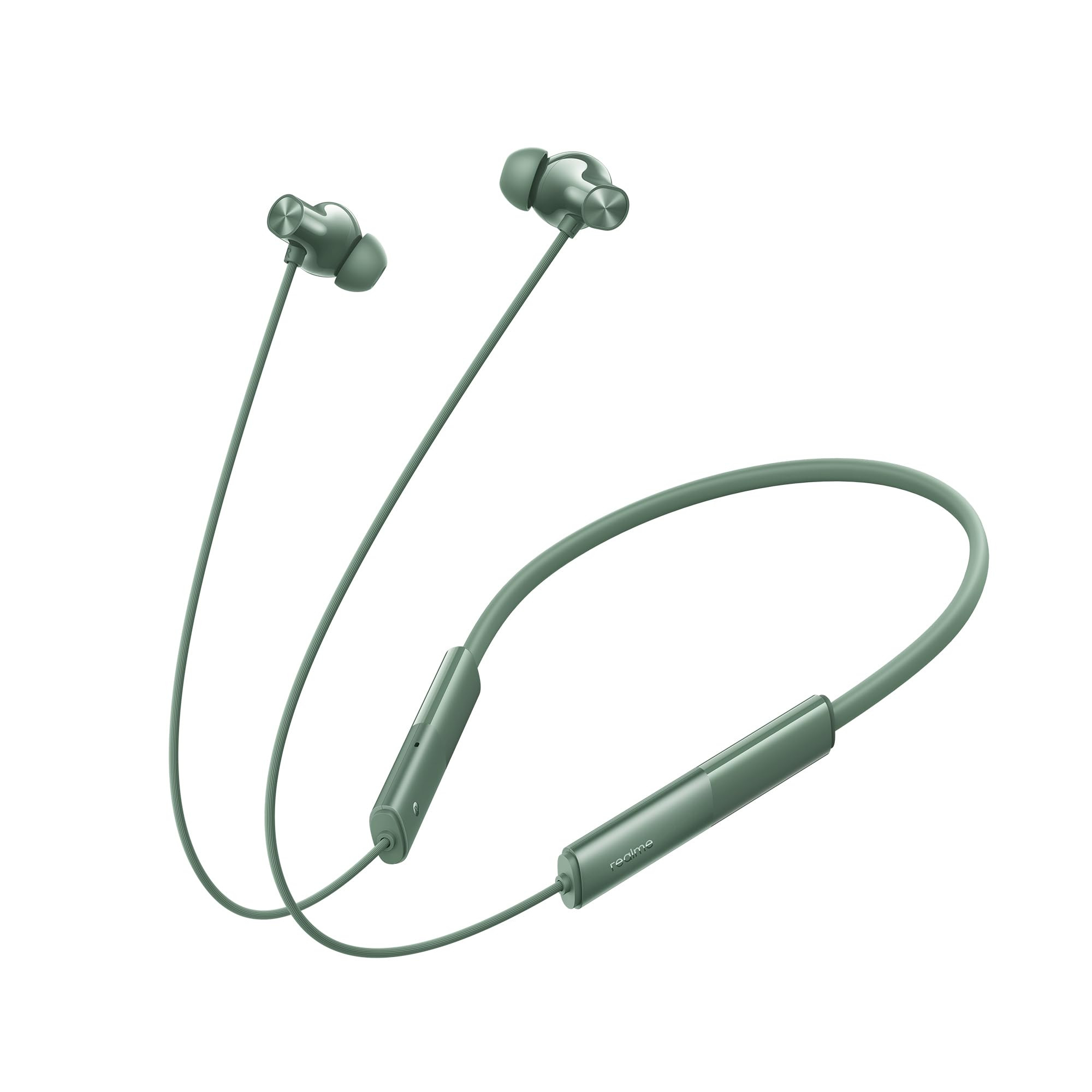 realme Buds Wireless 3 Neo in Ear Bluetooth Neckband with 134 Mm Dynamic Bass Boost DriverUpto 32 Hours PlaybackFast ChargeAi Enc45Ms Low LatencyIp55 DustWater ResistanntBluetooth V 54 Green