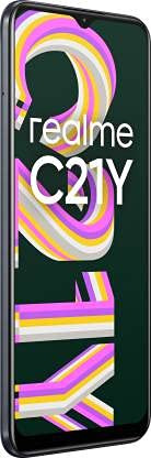 realme C21Y Cross Black 4GB RAM 64GB Storage Medium