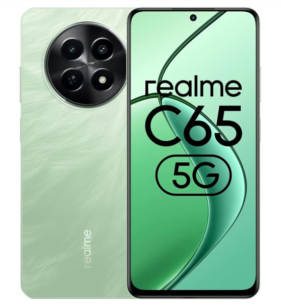 Image of realme C65 5G (Feather Green, 8GB RAM, 128GB Storage) Karmalife