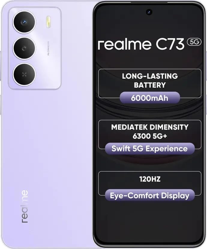 realme C73 5G Crystal Purple 128 GB 4 GB RAM