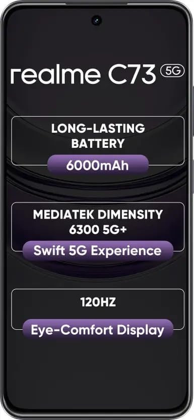 realme C73 5G Onyx Black 128 GB 4 GB RAM